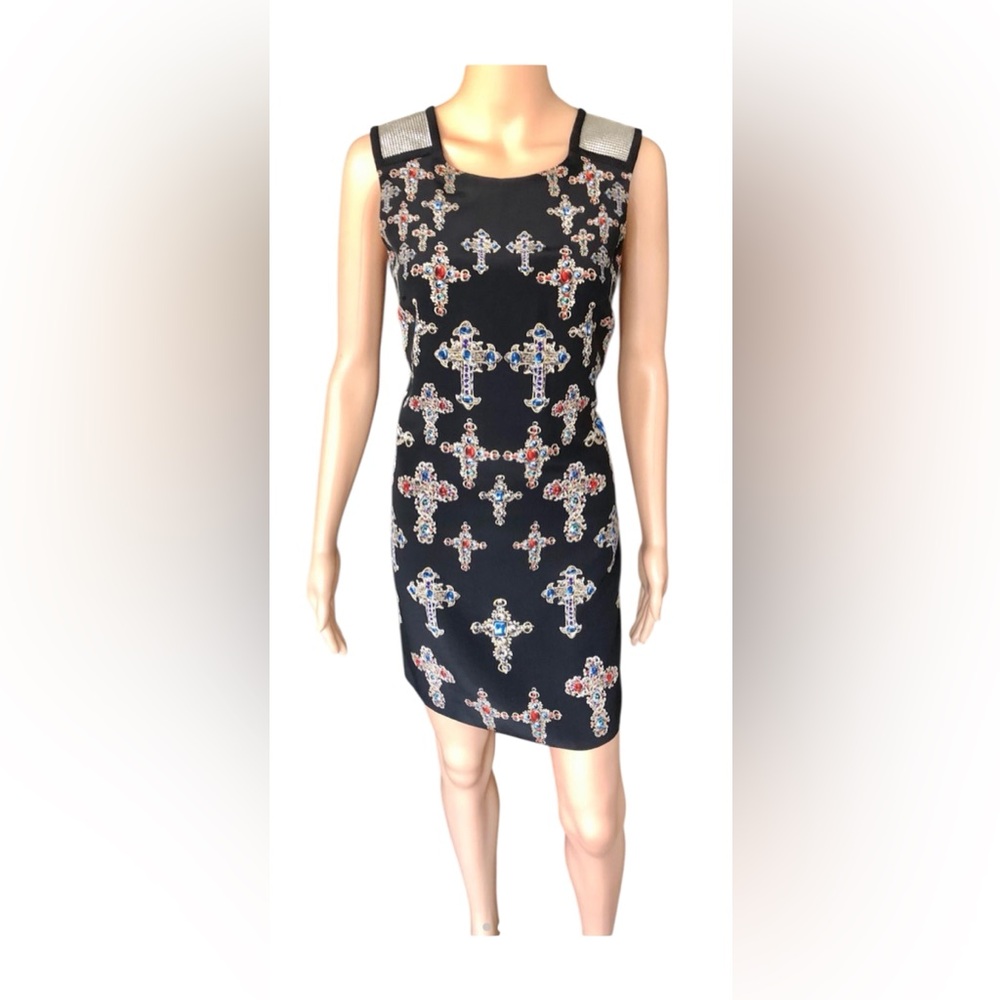 VERSACE FW 2012 RUNWAY GOTHIC PRINT DRESS - Picture 3 of 7